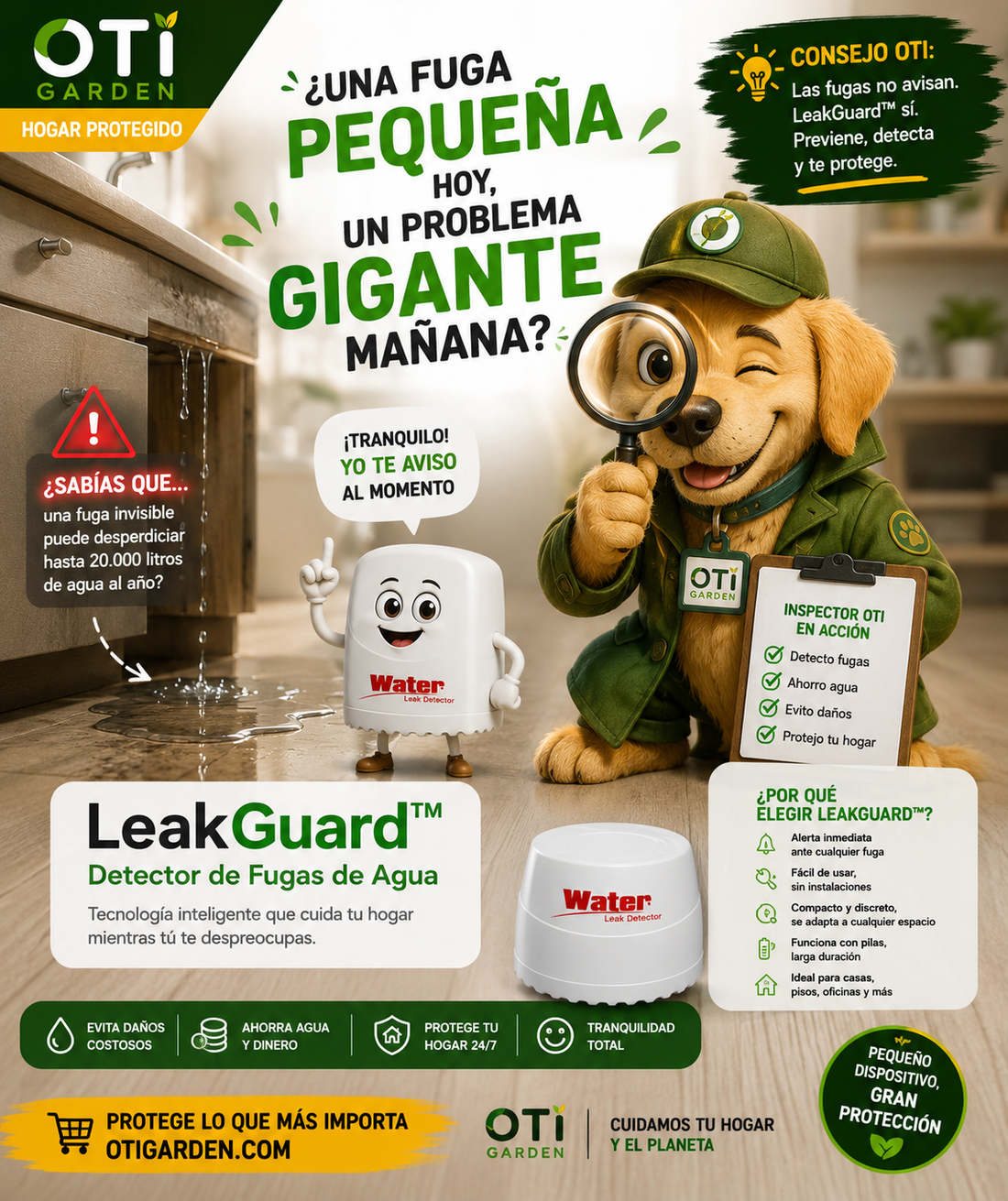 ¿Sabías que una pequeña fuga de agua puede costarte cientos de euros al año?