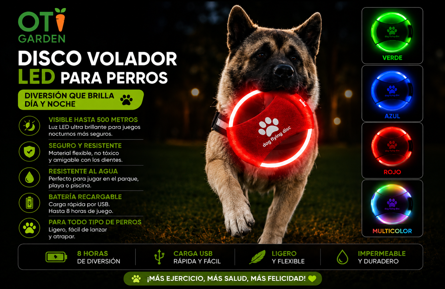 🥏✨ ¿Tu perro se aburre en los paseos? Descubre el juguete que seguirá el ritmo de su energía
