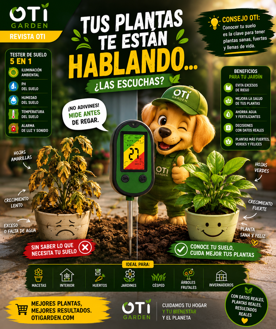 ¿Por qué se mueren tus plantas aunque las riegues todos los días?