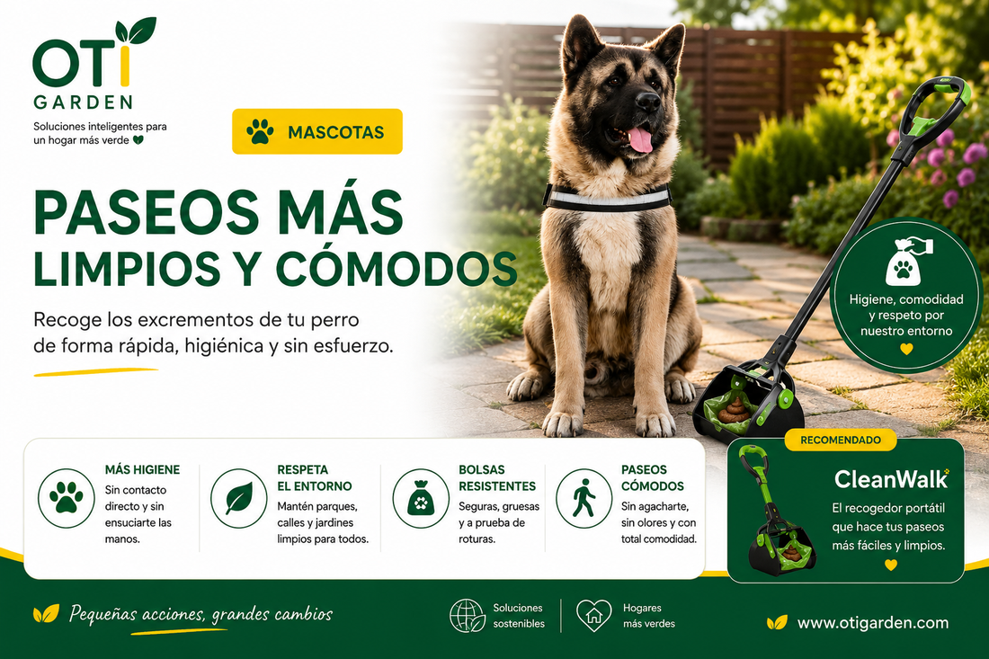🐕 Cómo recoger los excrementos de tu perro de forma rápida e higiénica