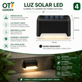 SolarGlow™ – Luces LED Solares para Escaleras, Jardín y Terraza