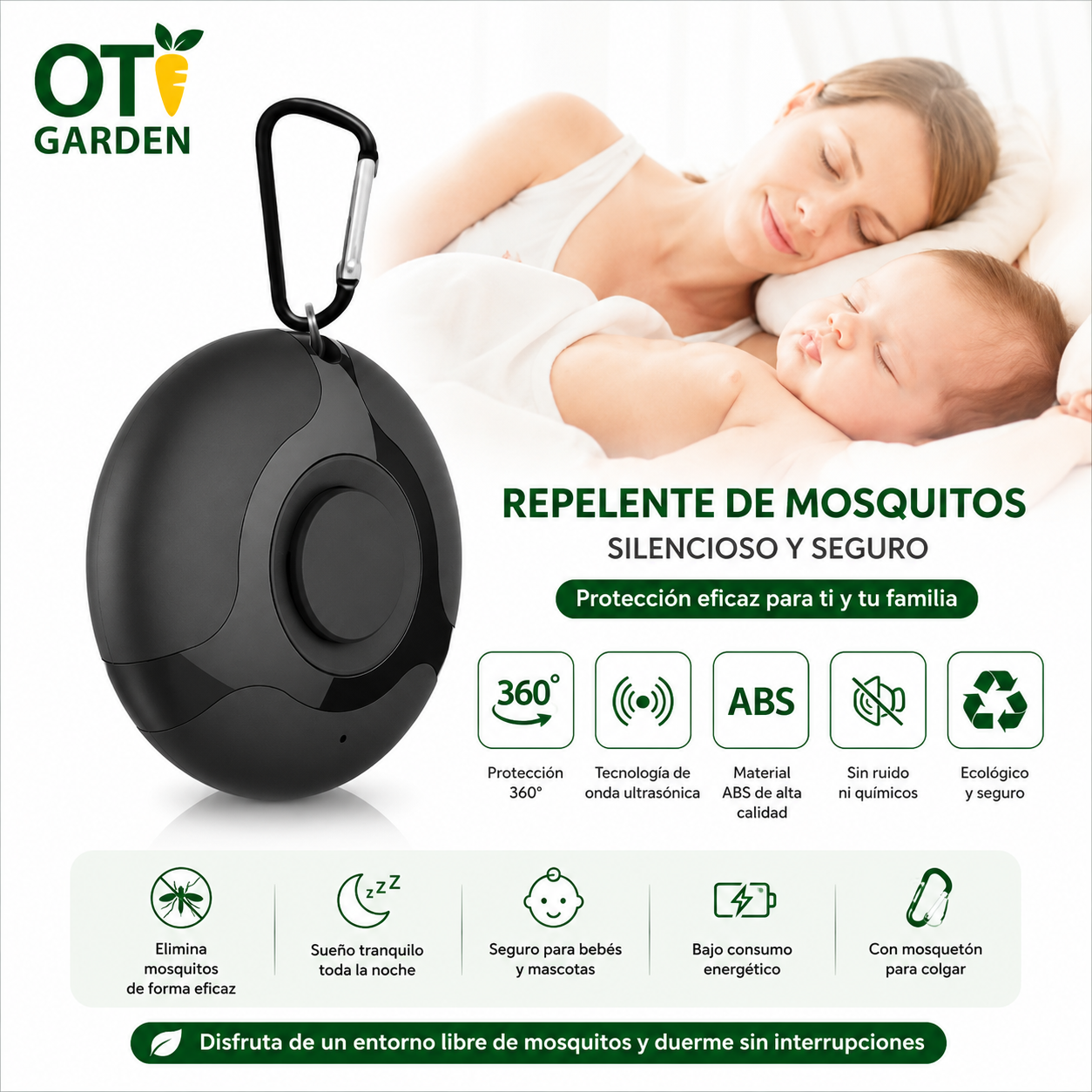 SafeGuard™ Repelente ultrasónico